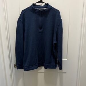 Walter Hagen Navy Quarter-Zip Pullover